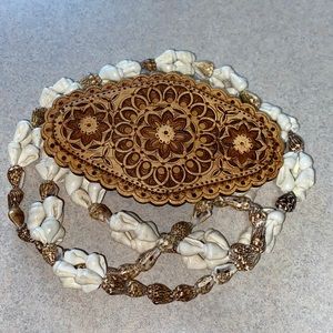 Handmade wooden hair clip